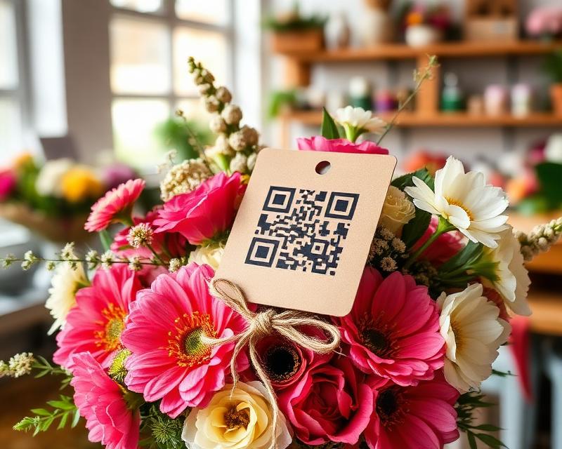 Florists — Kraft bouquet labels